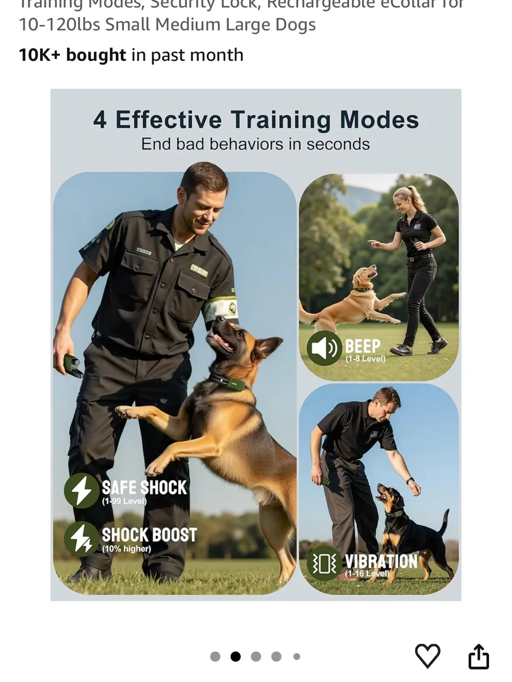 Brand new JUGBOW Rechargeable Dog Training Collar & Remote